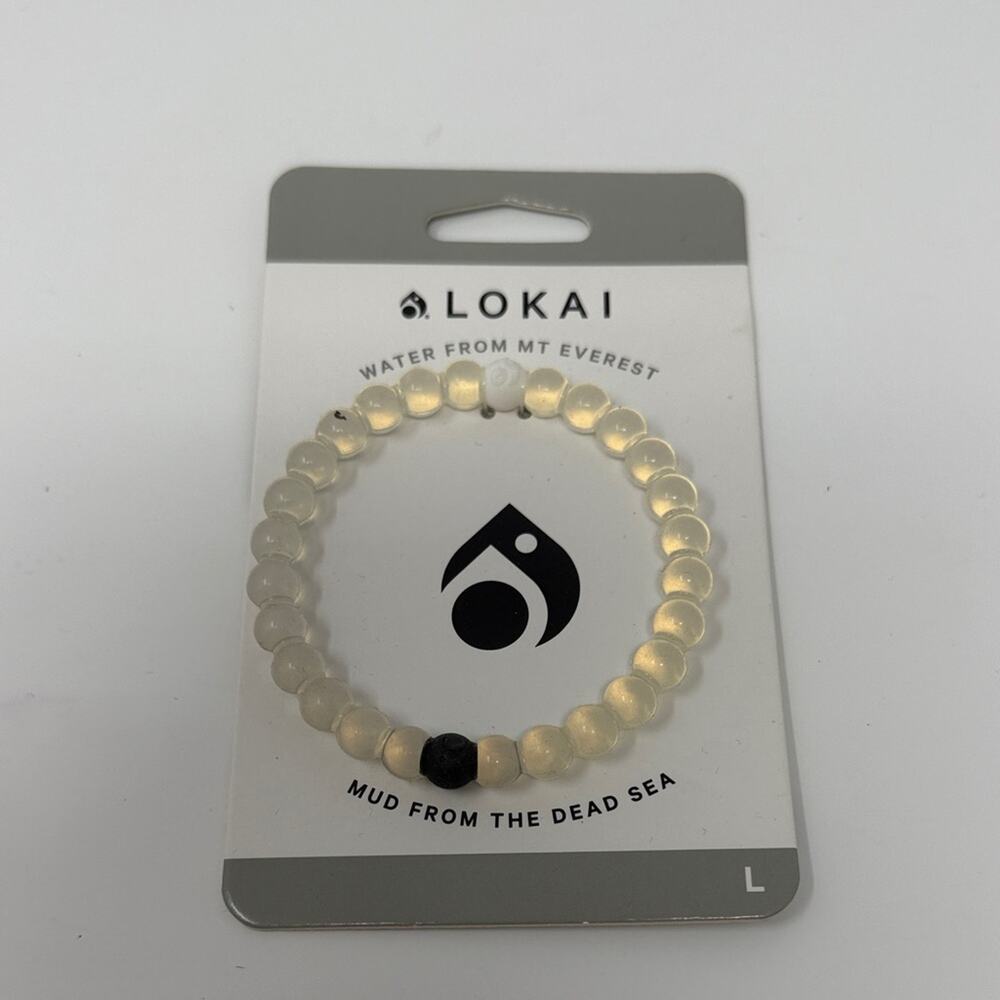 Lokai Water from Mt Everest Mud from the Dead Sea Bracelet - L - NWT